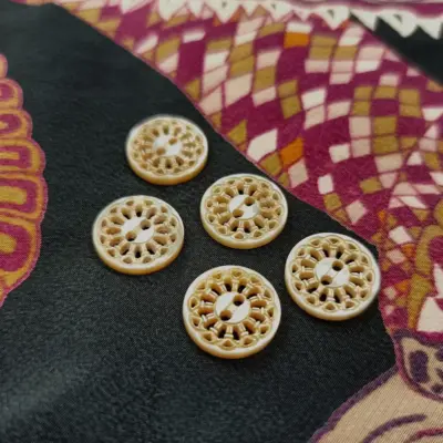 Bottone Madreperla Mandala Set 563 02 - MakaMaga