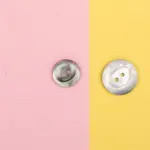 Bottone Madreperla Grigio Scavato 2fori Set271 01 - MakaMaga