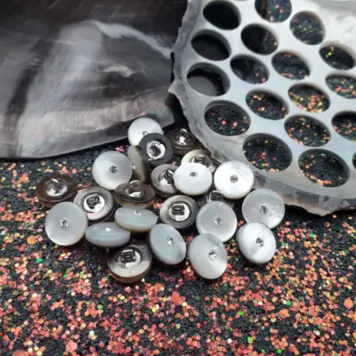 Bottone Madreperla Inserto Swarovsky Gambino Set409 03 - MakaMaga