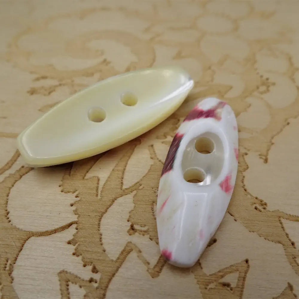 Bottone Madreperla Olivetta Maculata Set373 04 - MakaMaga