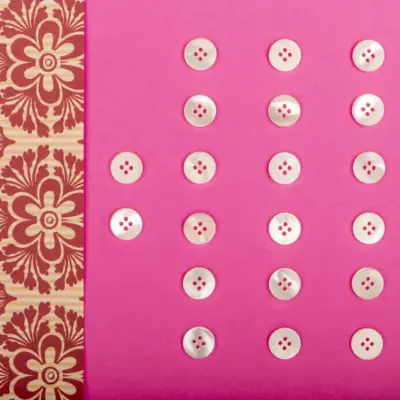 Bottone Madreperla Piatto 4fori Bianco Set019 01 - MakaMaga