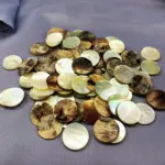 Bottone Madreperla Senza Fori Placchetta Set564 01 - MakaMaga