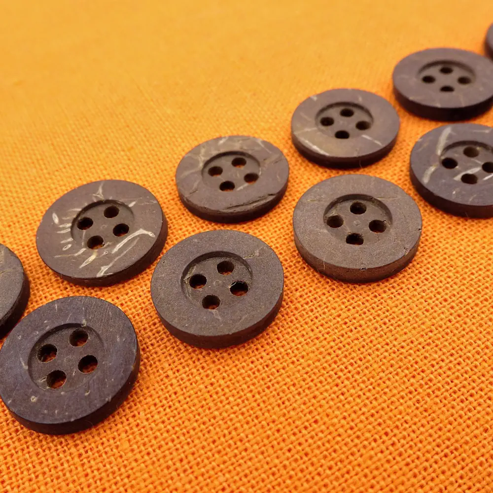 Bottone Cocco Bordo 4fori Set 378 02 - MakaMaga