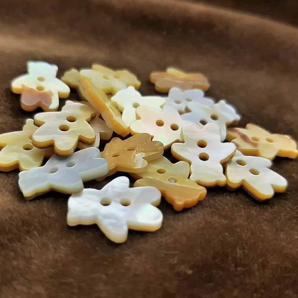 Bottone Madreperla Forma Pesce Set435 02 - MakaMaga