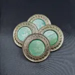 Bottone Madreperla Ghiera Argento Set533 01 - MakaMaga