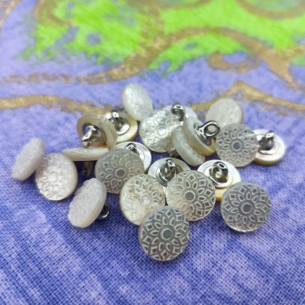 Bottone Madreperla Intarsio Gambino Set501 03 - MakaMaga