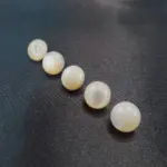 Bottone Madreperla Pallina Gambino Metallo Set475 01 - MakaMaga