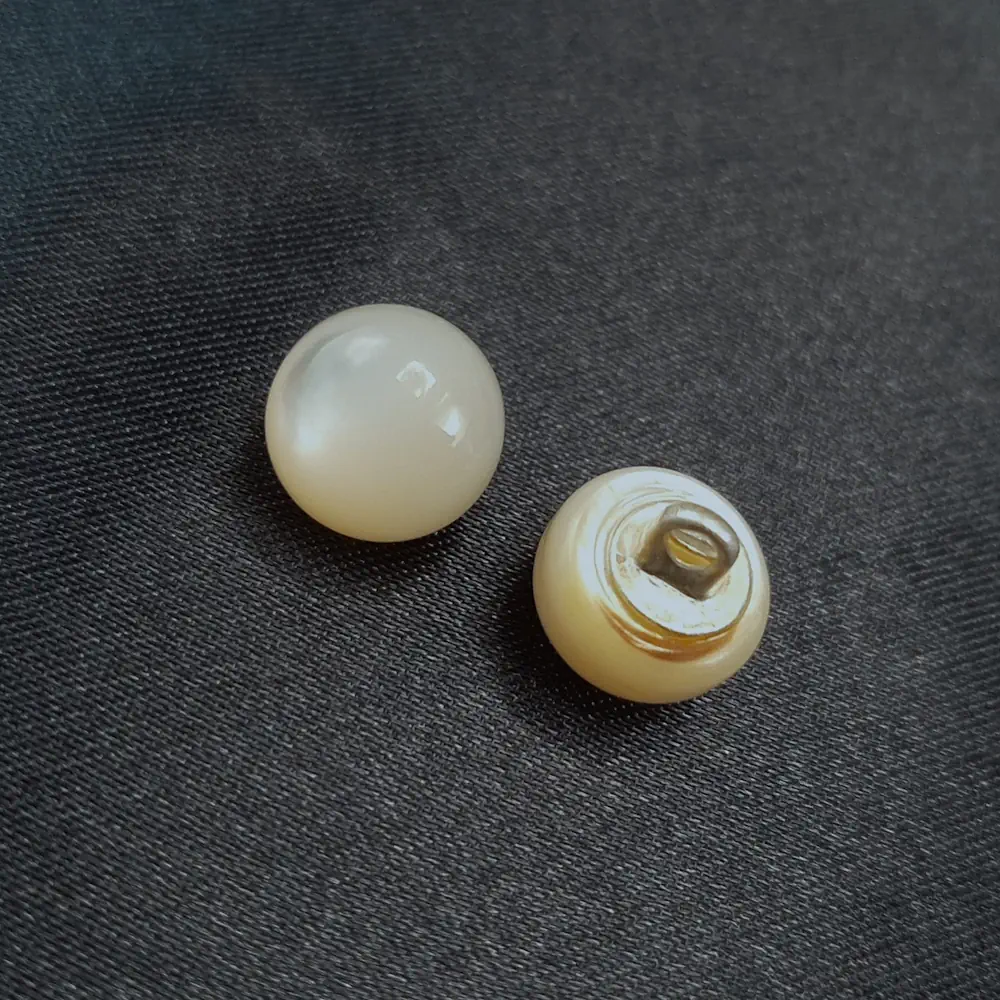 Bottone Madreperla Pallina Gambino Metallo Set475 03 - MakaMaga