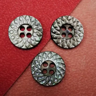 Bottoni Madreperla 4fori Scaglie Set328 01 - MakaMaga