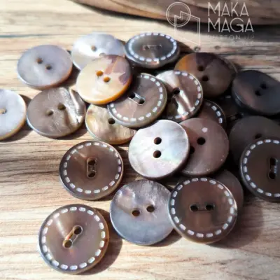 Bottone Madreperla Bordo Cucitura Set582 01 - MakaMaga