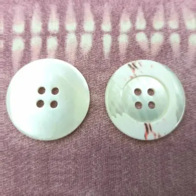 Bottone Madreperla Rovescio Bianco Set410 01 - MakaMaga
