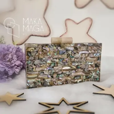 Borsa Madreperla Abalone Tracolla Bor004 01 - MakaMaga