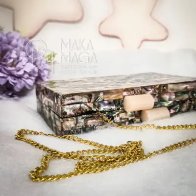 Borsa Madreperla Abalone Tracolla Bor004 02 - MakaMaga