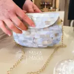 Borsa Madreperla Bianca Tracolla Bor005 01 - MakaMaga