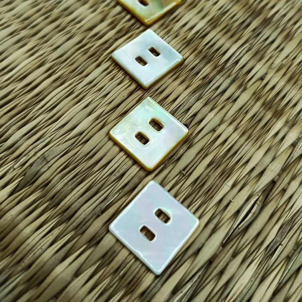 Bottone Madreperla Quadrato 2fori Set483 01 - MakaMaga